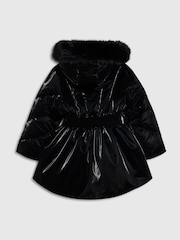 River Island Məktəbə Qayıtmaq üçün Yastıqlı Yağış palto - 4şəkildən 3 şəkil