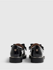 River Island Black Back To School Bow Loafers - Image 4 of 5