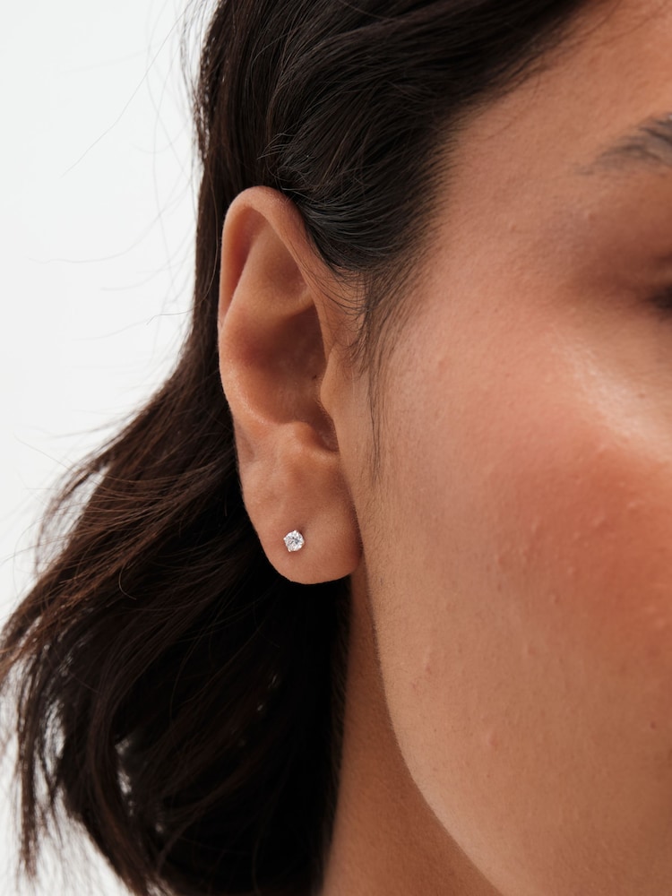 Simply Silver Cubic Zirconia Classic Round Earrings 3 Pack - Bild 1 von 3 Simply Silver Cubic Zirconia Classic Round Earrings 3 Pack - Bild 1 von 3