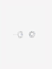 Simply Silver 10mm Brilliant Round Stud Earrings - Imagen 2 de 2