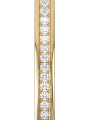 The Diamond Store White Heritage 0.50ct Round Cut Lab Diamond Bangle in 18K Gold Vermeil - Image 5 of 7