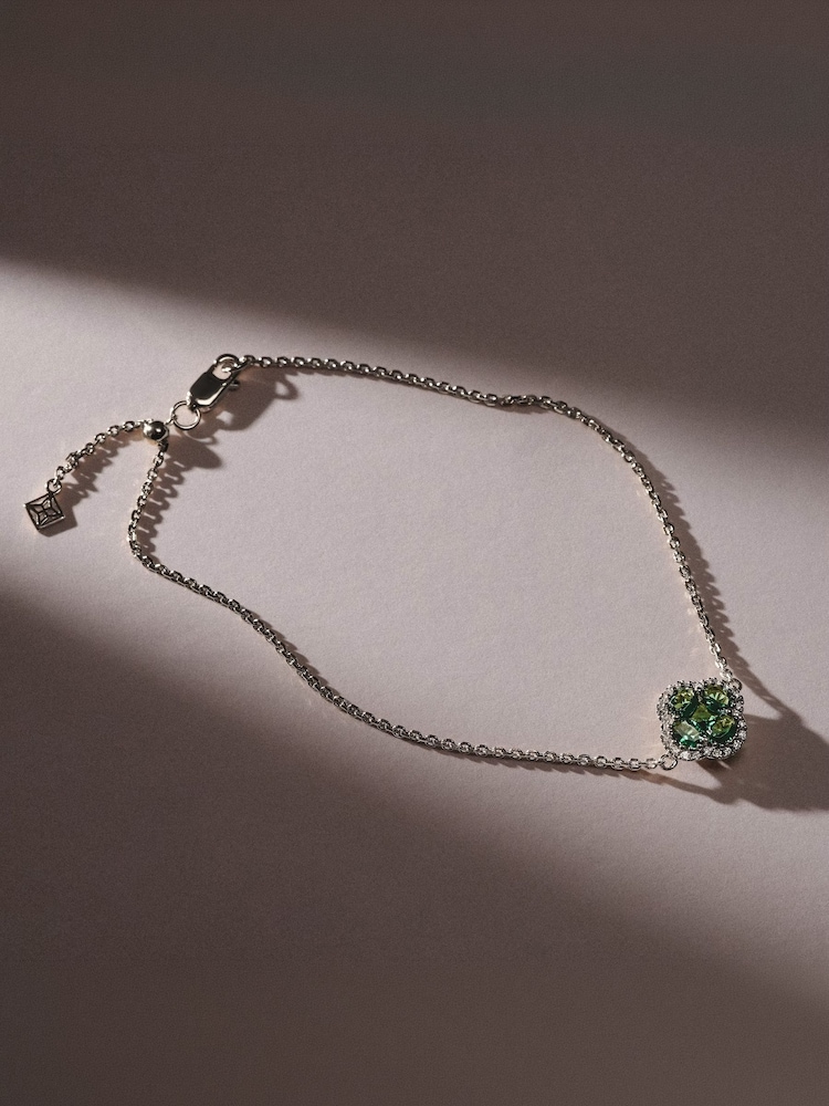 The Diamond Store Green Alegria 0.75ct Lab Emerald Halo Bracelet - Image 3 of 3 The Diamond Store Green Alegria 0.75ct Lab Emerald Halo Bracelet - Image 3 of 3