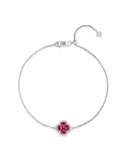 The Diamond Store Red Alegria 0.90ct Lab Ruby Halo Bracelet - Image 1 of 3