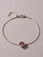 The Diamond Store Red Alegria 0.90ct Lab Ruby Halo Bracelet - Image 2 of 3