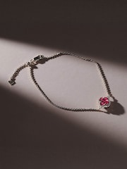 The Diamond Store Red Alegria 0.90ct Lab Ruby Halo Bracelet - Image 3 of 3