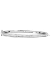 The Diamond Store White Heritage 0.50ct Round Cut Lab Diamond Bangle - Image 1 of 7