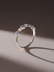 The Diamond Store Blue Alegria 0.25ct Lab Sapphire 4 Clover Ring - Image 3 of 3