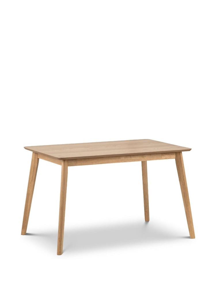 Julian Bowen Oak Boden Rectangular Dining Set with 6 Chairs - Image 4 of 4 Julian Bowen Oak Boden Rectangular Dining Set with 6 Chairs - Image 4 of 4