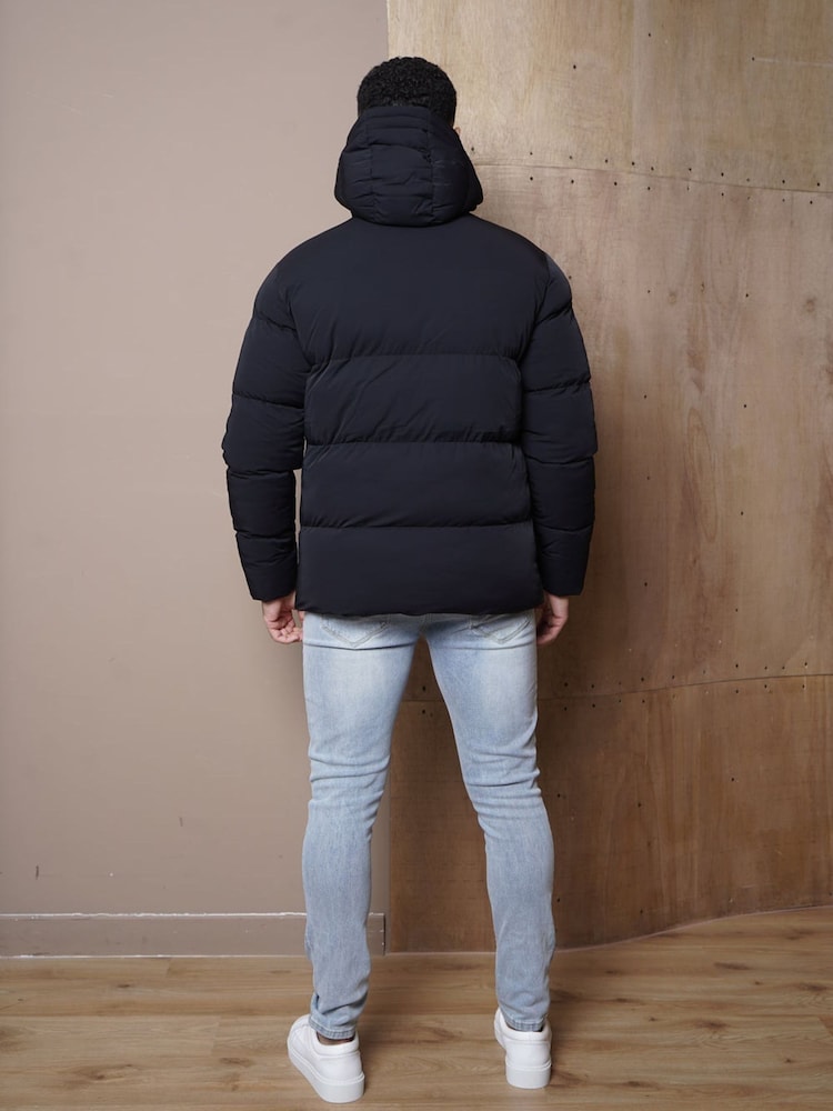 CAPO Black Puffer Coat - Image 2 of 6 CAPO Black Puffer Coat - Image 2 of 6