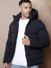 CAPO Black Puffer Coat - Image 6 of 6