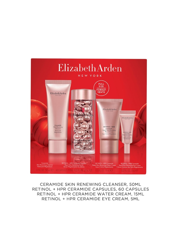 Elizabeth Arden Ceramide Retinol + HPR Smooth Repair Firm 4 Piece Set (Worth £125) - Image 2 of 2 Elizabeth Arden Ceramide Retinol + HPR Smooth Repair Firm 4 Piece Set (Worth £125) - Image 2 of 2