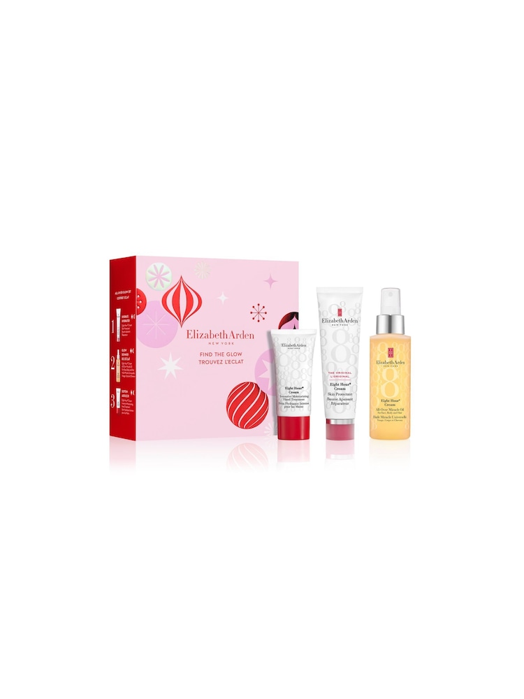 Elizabeth Arden Eight Hour Find the Glow 3 Piece Set (Worth £81) - Image 1 of 3 Elizabeth Arden Eight Hour Find the Glow 3 Piece Set (Worth £81) - Image 1 of 3
