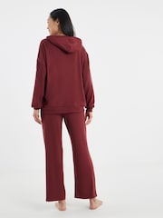 Figleaves Red Soft Hooded Lounge Set - Image 2 of 4