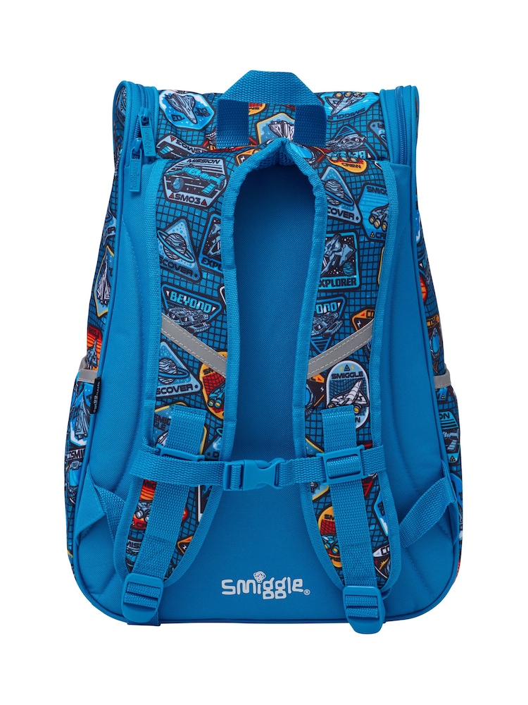 Smiggle Navy Blue Unreal Reflect Backpack - Image 2 of 3 Smiggle Navy Blue Unreal Reflect Backpack - Image 2 of 3