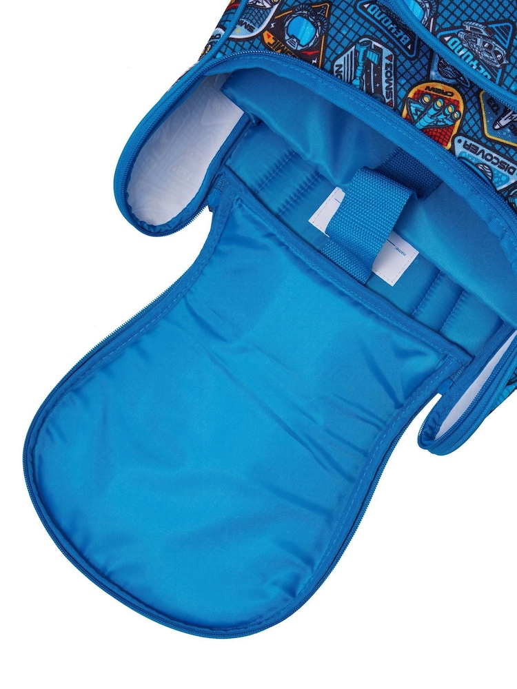 Marineblau/blau - Smiggle Unreal Reflect Backpack - Bild 5 von 5