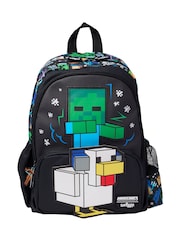 Smiggle Black Minecraft Junior Character Backpack - Image 1 of 2