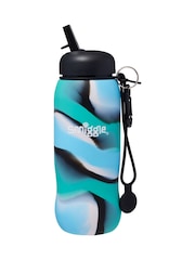 Smiggle Blue/Green Unreal Silicone Drink Bottle 630ml - Image 2 of 2