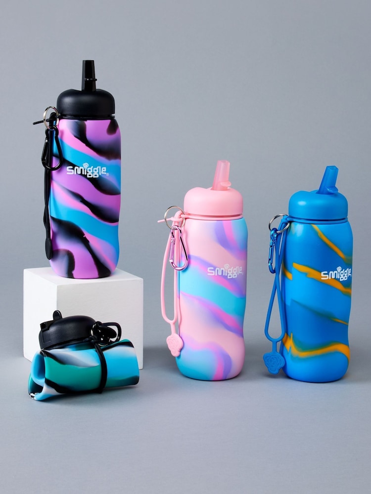 Smiggle Blue/Green Unreal Silicone Drink Bottle 630ml - Image 3 of 3 Smiggle Blue/Green Unreal Silicone Drink Bottle 630ml - Image 3 of 3