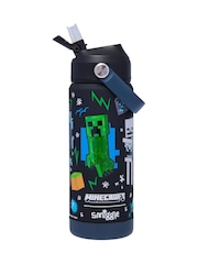 Smiggle Black Minecraft Squiggle Insulated Stainless Steel Drink Bottle 550Ml - Image 2 of 3