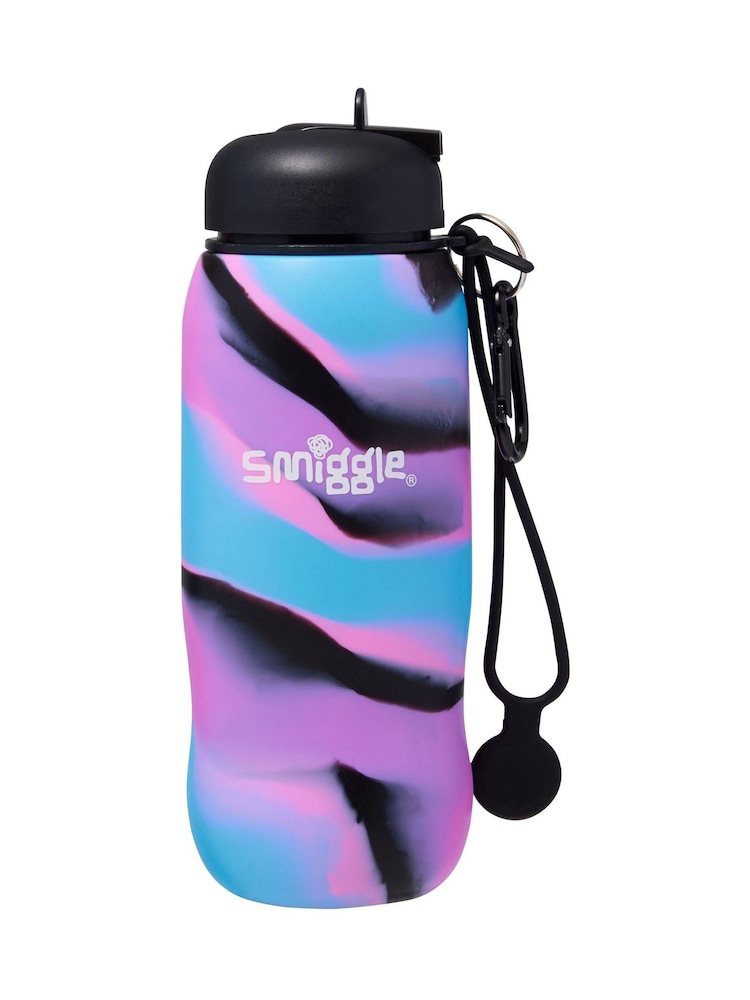 Smiggle Black Mix Unreal Silicone Drink Bottle 630ml - Image 1 of 2 Smiggle Black Mix Unreal Silicone Drink Bottle 630ml - Image 1 of 2
