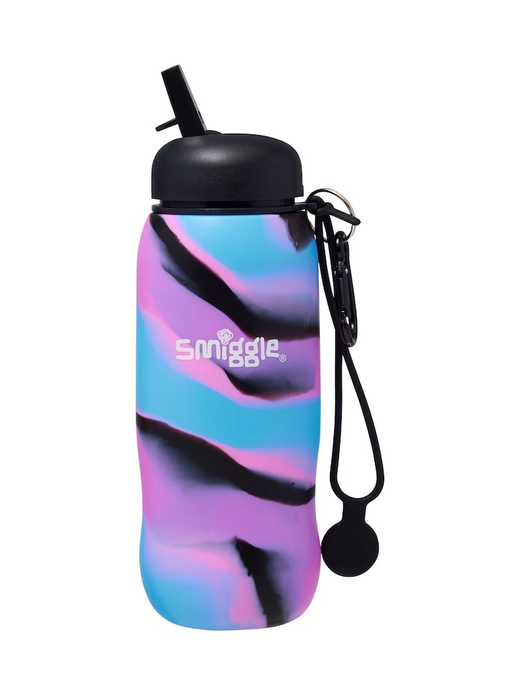 Smiggle Black Mix Unreal Silicone Drink Bottle 630ml - Image 2 of 2 Smiggle Black Mix Unreal Silicone Drink Bottle 630ml - Image 2 of 2