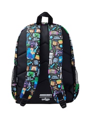 Smiggle Black Minecraft Classic Backpack - Image 4 of 5