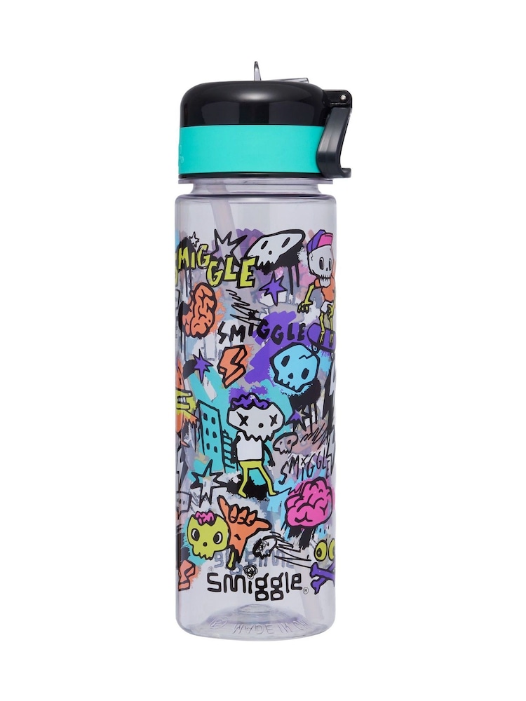 Blå/Grønn - Smiggle Unreal Hydrate plastdrikkeflaske 650ml - Bilde 1 av 2