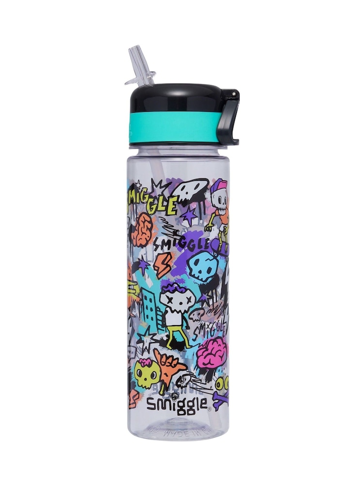 Blå/Grønn - Smiggle Unreal Hydrate plastdrikkeflaske 650ml - Bilde 2 av 2
