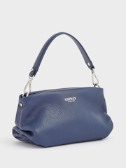 OSPREY LONDON The Carina Shrug Italian Leather Midnight Pearl Midnight Handbag - Image 1 of 3