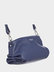 OSPREY LONDON The Carina Shrug Italian Leather Midnight Pearl Midnight Handbag - Image 2 of 3