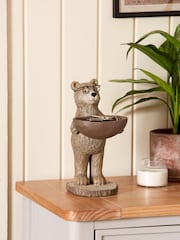Brown Bertie Bear Trinket Dish Hallway Ornament - Image 1 of 5