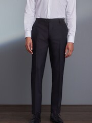 Black Signature Tollegno Wool Suit: Trousers - Image 1 of 7