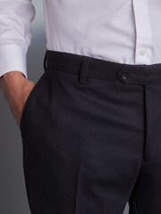 Black Signature Tollegno Wool Suit: Trousers - Image 4 of 7