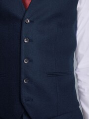 Navy Signature Tollegno Wool Suit Waistcoat - Image 5 of 10