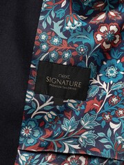 Navy Signature Tollegno Wool Suit Waistcoat - Image 9 of 10