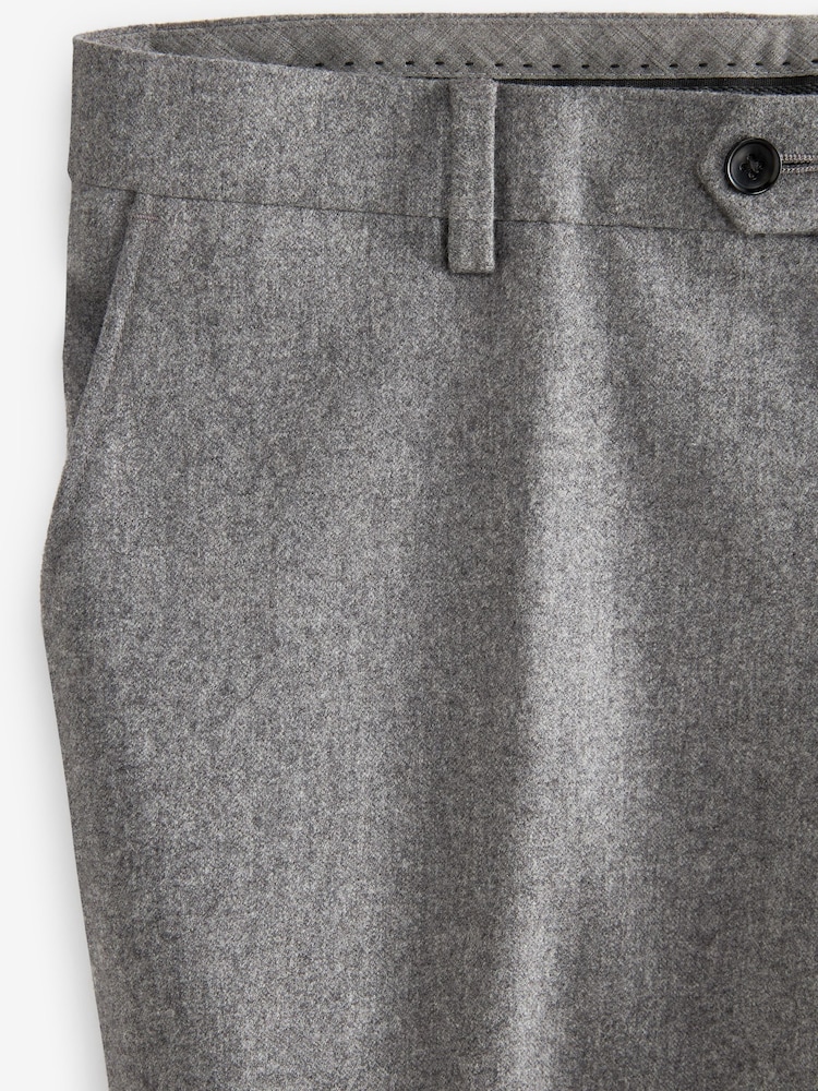 Mittelgrau - Signature Tollegno Anzug aus Wolle: Hose - Bild 7 von 7