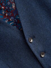 Blue Signature Tollegno Wool Suit: Waistcoat - Image 7 of 8