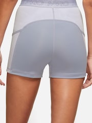 Nike Light Blue Pro Dri-FIT 3-Inch Shorts - Image 7 of 9