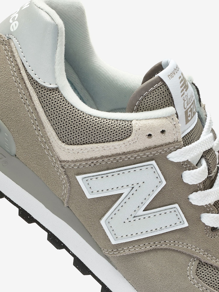 Gris - New Balance Womens 574 Trainers - Image 11 of 12