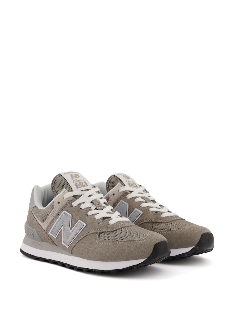 Gris - New Balance Womens 574 Trainers - Image 5 of 12