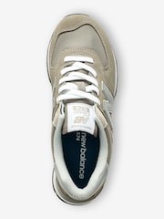 New Balance Grey Womens 574 Trainers - Image 7 of 12