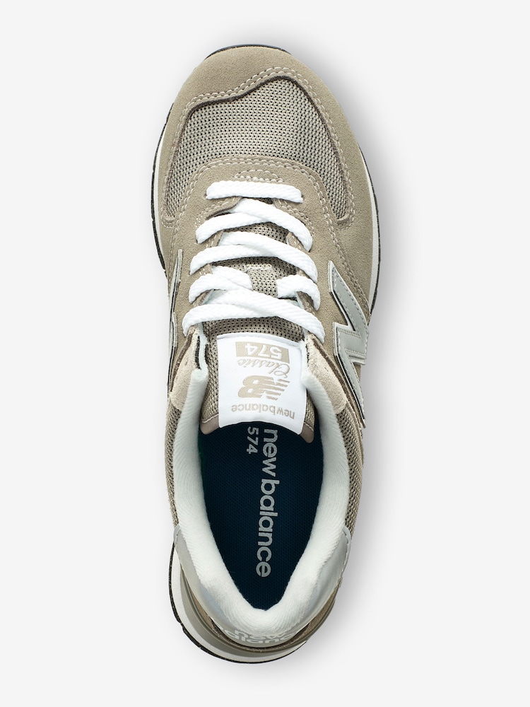 Gris - New Balance Womens 574 Trainers - Image 7 of 12