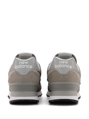 New Balance Grey Womens 574 Trainers - Image 9 of 12
