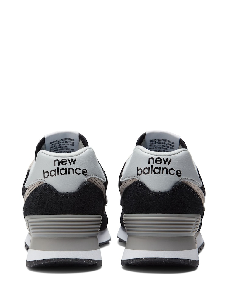 New Balance Black Womens 574 Trainers - Image 2 of 9