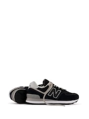 New Balance Black Womens 574 Trainers - Image 6 of 9