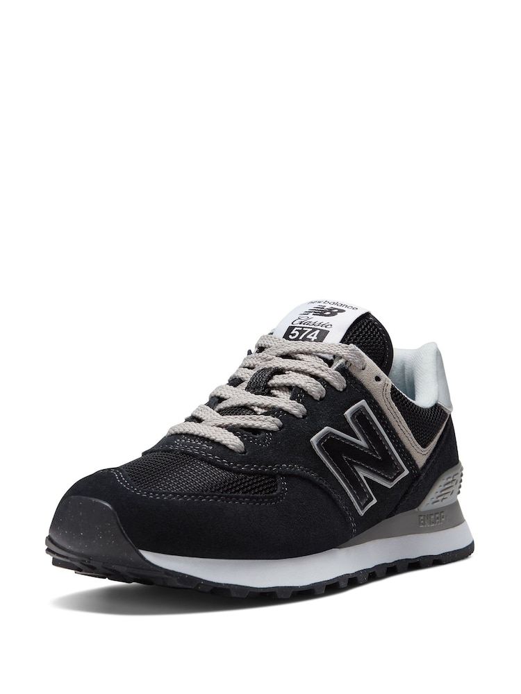 New Balance Black Womens 574 Trainers - Image 8 of 9