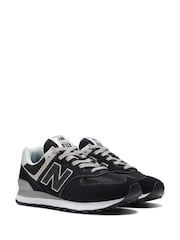 New Balance Black Womens 574 Trainers - Image 9 of 9