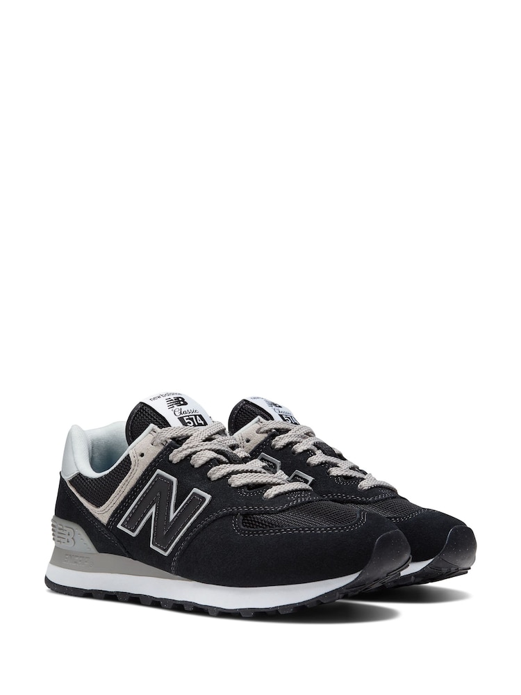 New Balance Black Womens 574 Trainers - Image 9 of 9