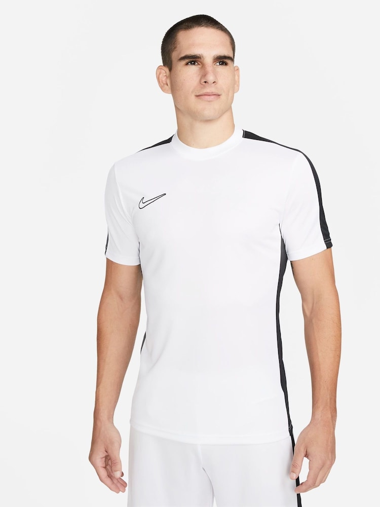 Nike White Dri-FIT Academy Training T-Shirt - Image 1 of 4 Nike White Dri-FIT Academy Training T-Shirt - Image 1 of 4