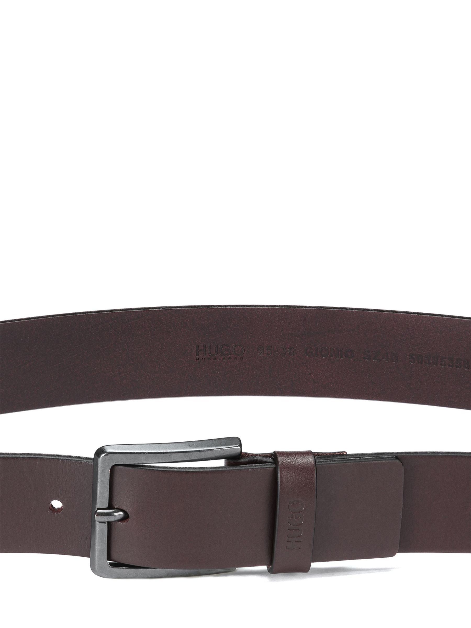 Buy HUGO Brown Gionio Belt from Next Luxembourg
